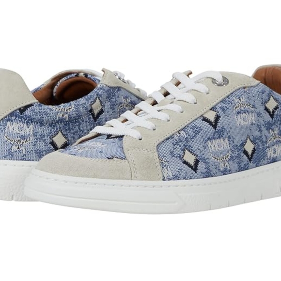 MCM Men's Terrain Derby Monogram Low Top Sneaker - Picture 5 of 11